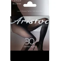 Collant opaque microfibre 30D noir