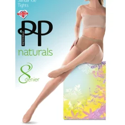 Collant ouvert 8D nude en nylon