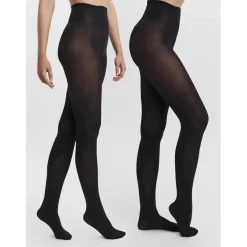 Collants de sport noir en nylon Queen