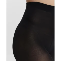 Collants de sport noir en nylon Queen