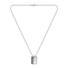 Collier Boss Homme en Acier Argent