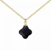 Collier femme B2481-NOIR - Angèle M