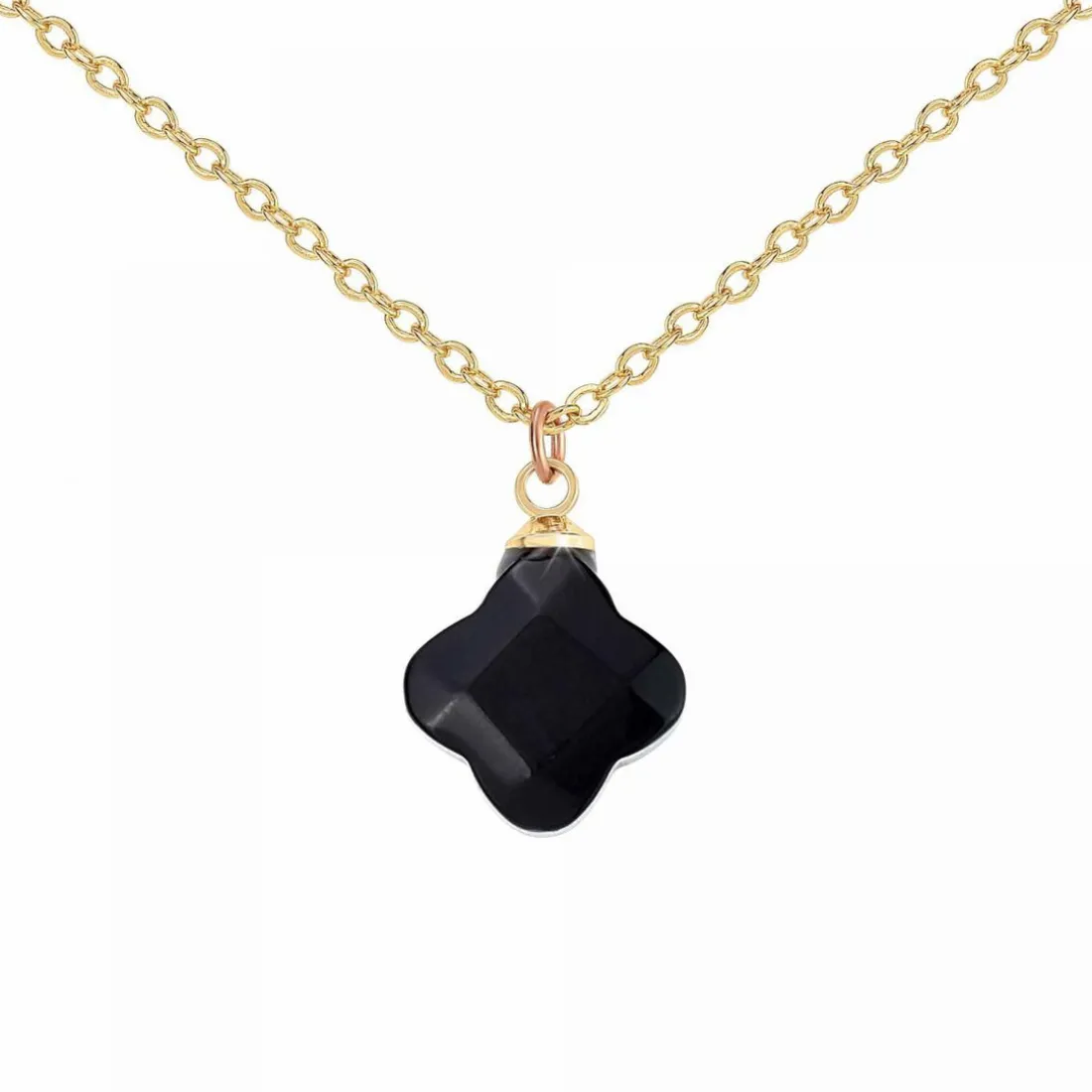 Collier femme B2481-NOIR - Angèle M