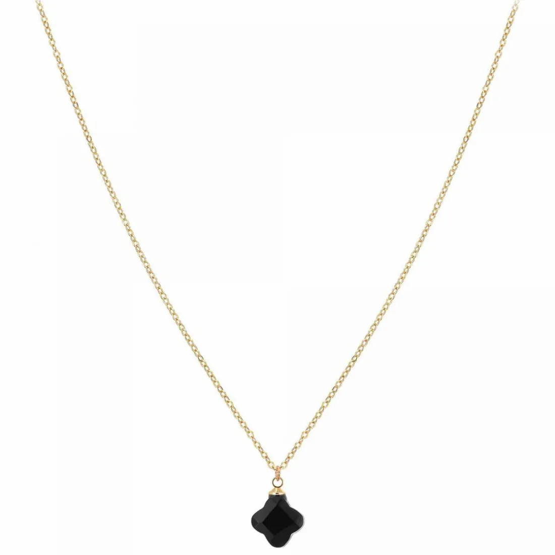 Collier femme B2481-NOIR - Angèle M