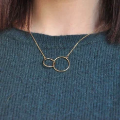 Collier Femme Maison de la Bijouterie Sensimio UYZZ5U45 Plaqué or