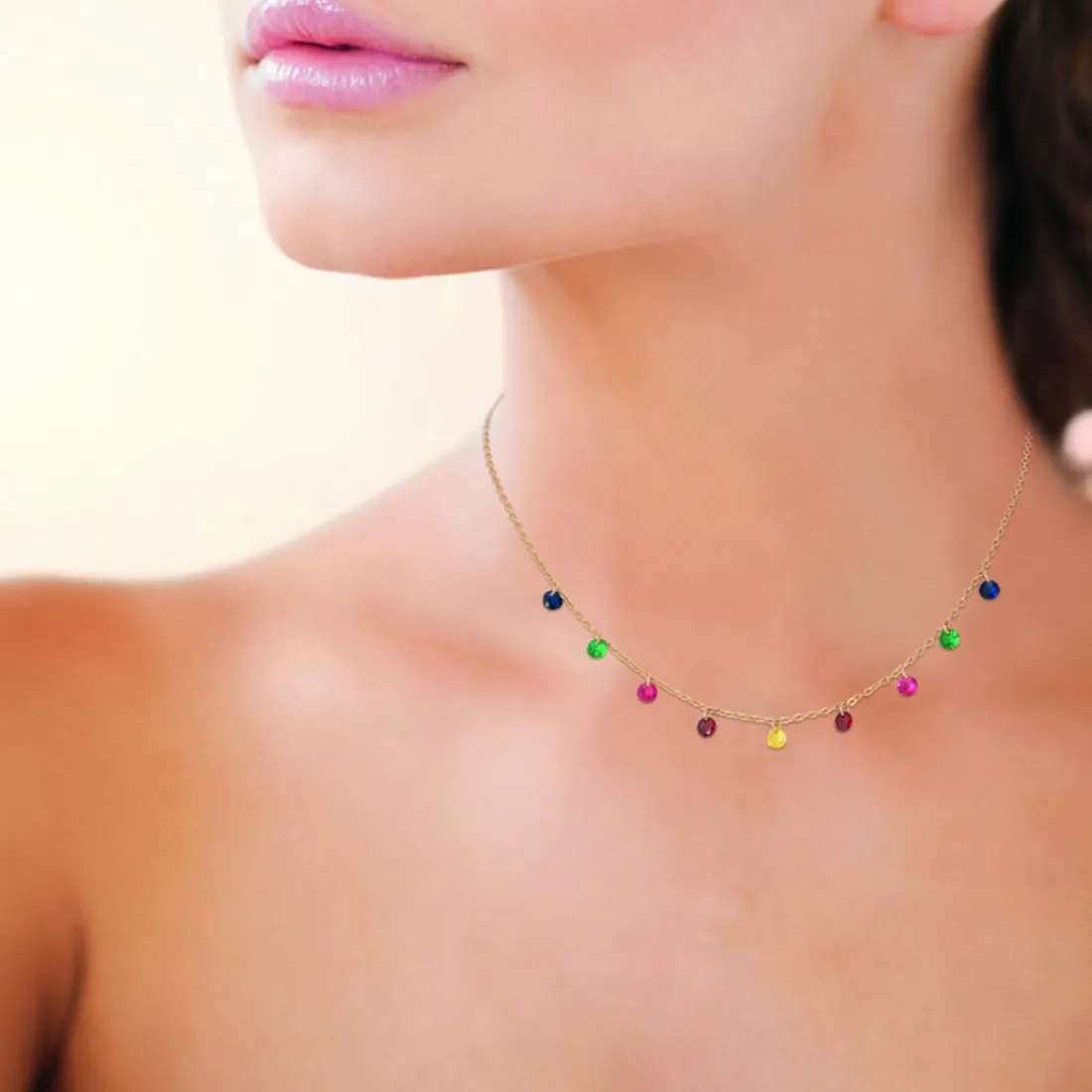 Collier Femme Maison de la Bijouterie Sensimio UW34V345 Plaqué or