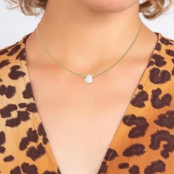 Collier Femme So Charm - B4179-BLANC - Collier Mode Doré