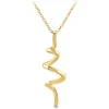 Collier Femme So Charm - BD1549-COLLIER-DORE-DIAMANT-BLANC - Collier Mode Doré
