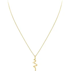 Collier Femme So Charm - BD1549-COLLIER-DORE-DIAMANT-BLANC - Collier Mode Doré