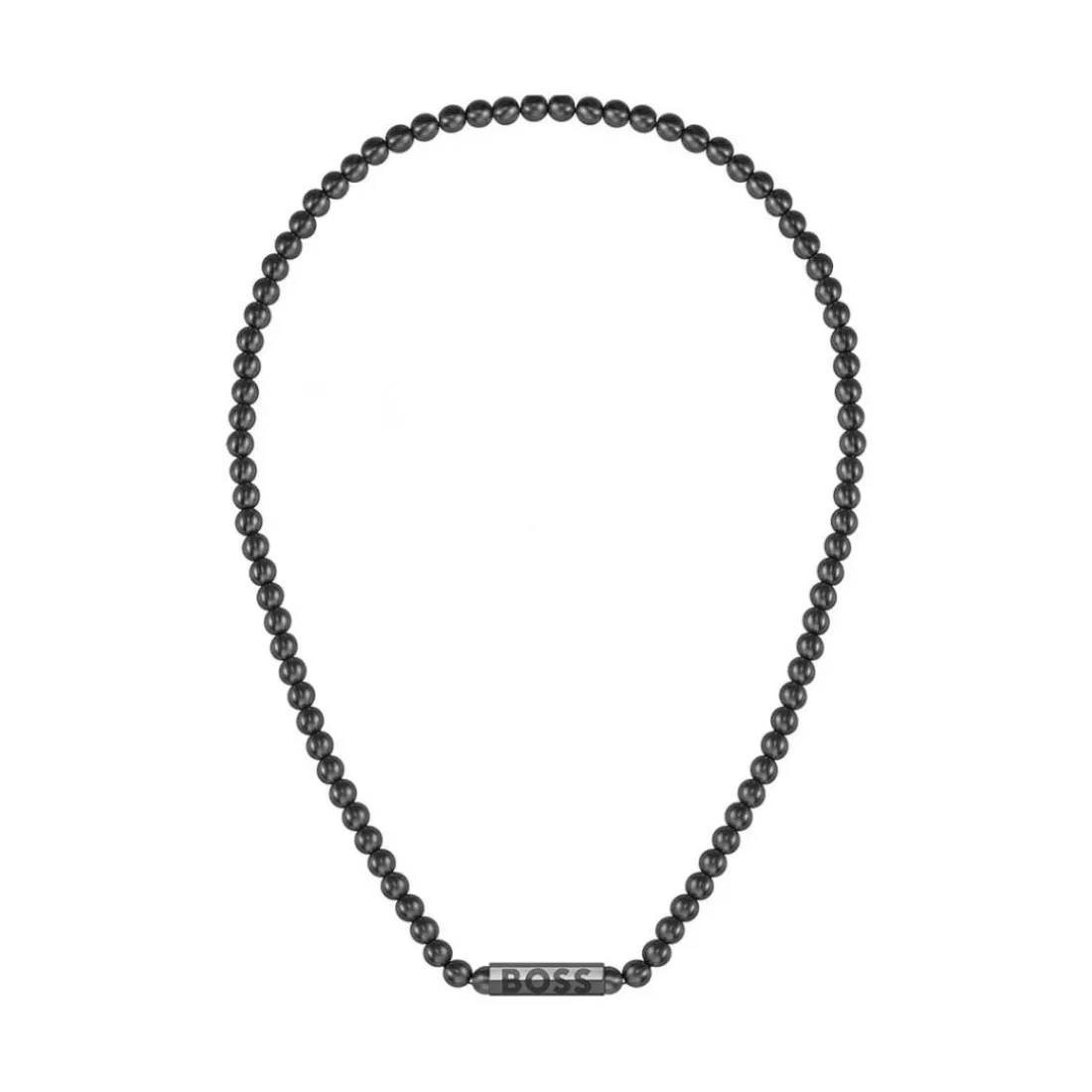 Collier Homme Boss Bijoux Sphere Metal - 1580657 Acier Noir