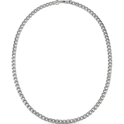 Collier homme en acier argent My Chains
