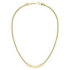 Collier Homme Lacoste Script - 2040524 Acier Doré