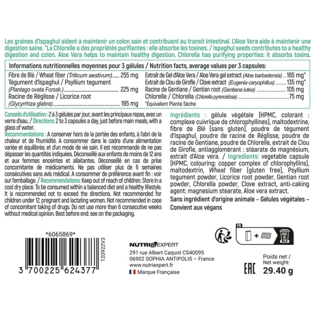 Colon Detox Purifiant Intestinal