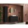Colonne 1 Porte 138 cm coloris Frêne Noir Système Push Pull