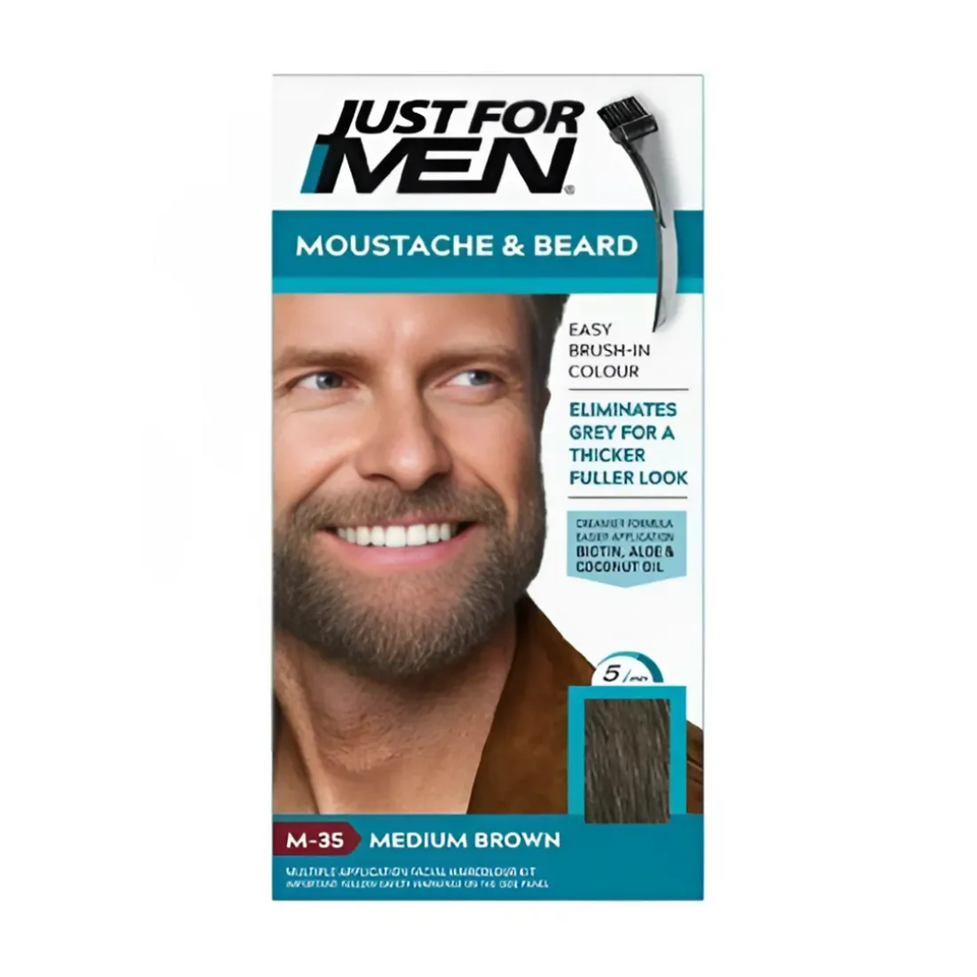 COLORATION BARBE Châtain - Couleur naturelle-Just For Men