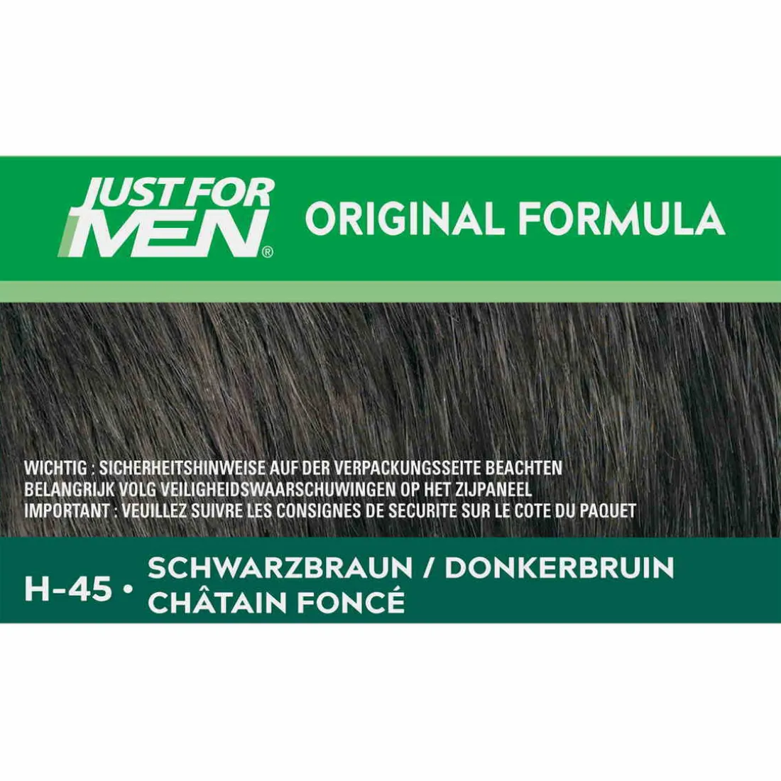 COLORATIONS CHEVEUX Châtain foncé - PACK 3-Just For Men