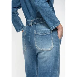 Combinaison droit en jeans EASY bleu