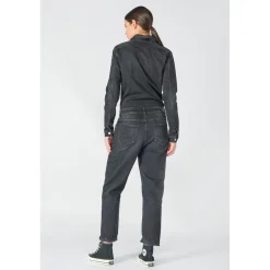 Combinaison loose, large en jeans COSA noir