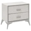 Commode 2 tiroirs Granite gris