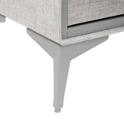 Commode 2 tiroirs Granite gris