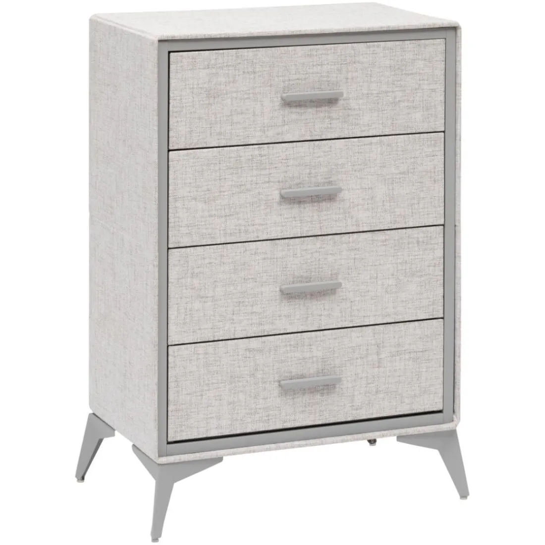 Commode 4 tiroirs Granite gris