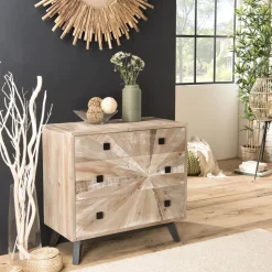 Commode MANDY Scandi 4 Tiroirs