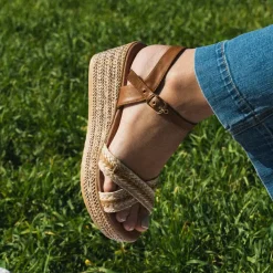 Compensées LYLIA camel