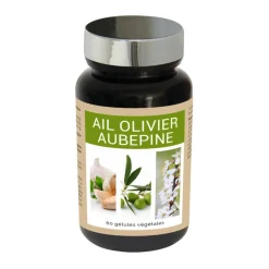 Complément alimentaire Ail Olivier Aubépin