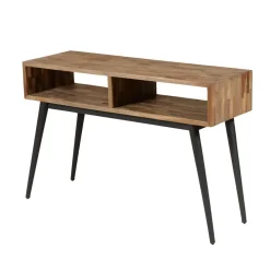Console 2 niches en bois