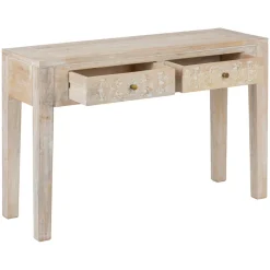 Console 2 tiroirs Shirel manguier