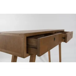 Console 2 tiroirs style scandinave - Cannelle