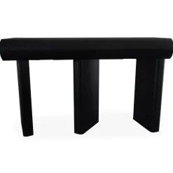Console design 2 tiroirs avec pieds obliques Mezade Noir