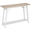 Console en bois avec plateau en Acacia