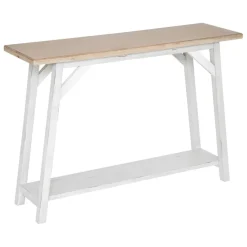 Console en bois avec plateau en Acacia