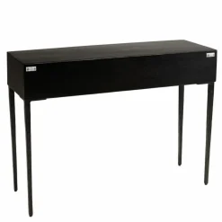Console en bois de manguier massif noire