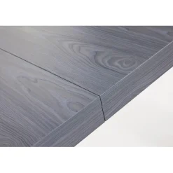Console extensible chêne gris 250cm laque CHICAGO