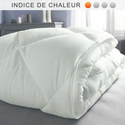 Couette bébé microfibre synthétique 200 gm2 traitée Sanitized® anti-acariens - Blanc