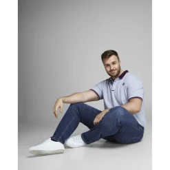 Coupe slim droite Slim Fit Bleu