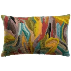 Coussin brodé Betty Mineral