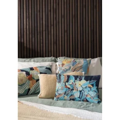 Coussin brodé DORI Marine