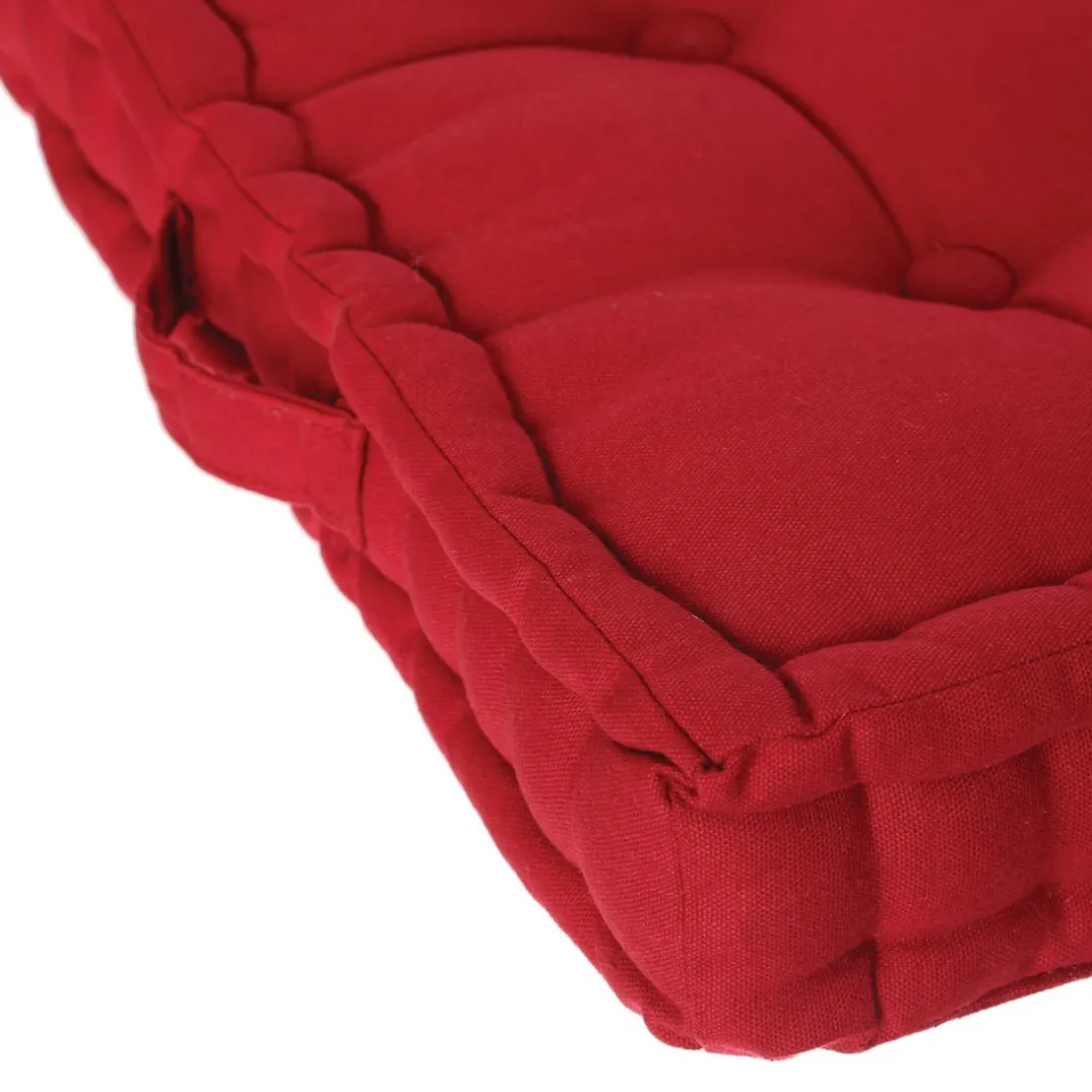 Coussin de sol rouge 40x40