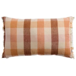 Coussin imprimé Kate Terracotta
