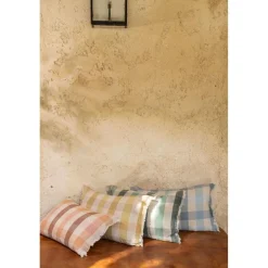 Coussin imprimé Kate Terracotta