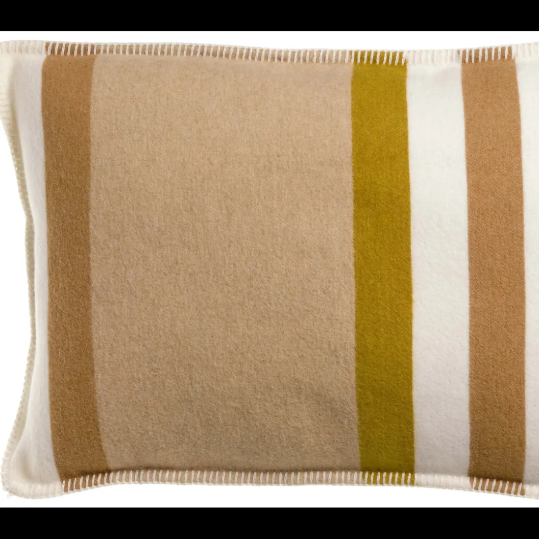 Coussin jacquard recyclé Gioia Ivoire 40 x 65