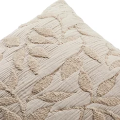 Coussin motif jacquard