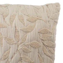 Coussin motif jacquard