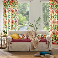 Coussinen coton PANEMA motif exotique