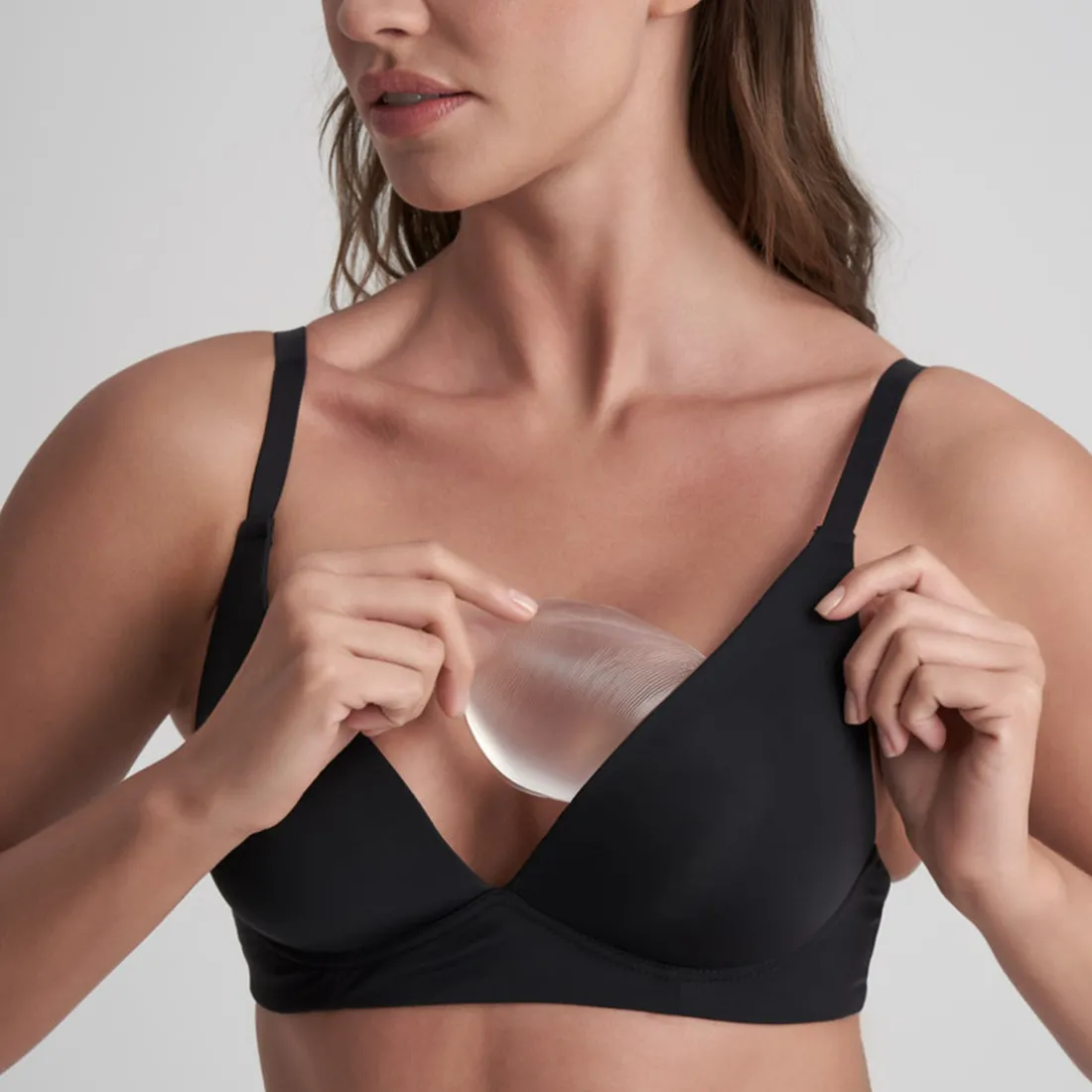 Coussinets push-up Bye Bra transparent