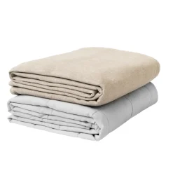Couverture pondérée-HEYNIGHT- Taille 9,0 KG 120 x 120 cm Noisette