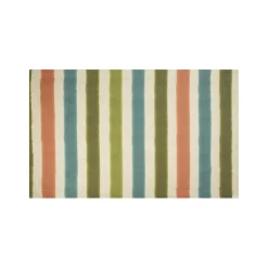 Couvre-lit imprimée en percale de coton 260 x 240 cm MIRMANDE MOSS-Multicolore